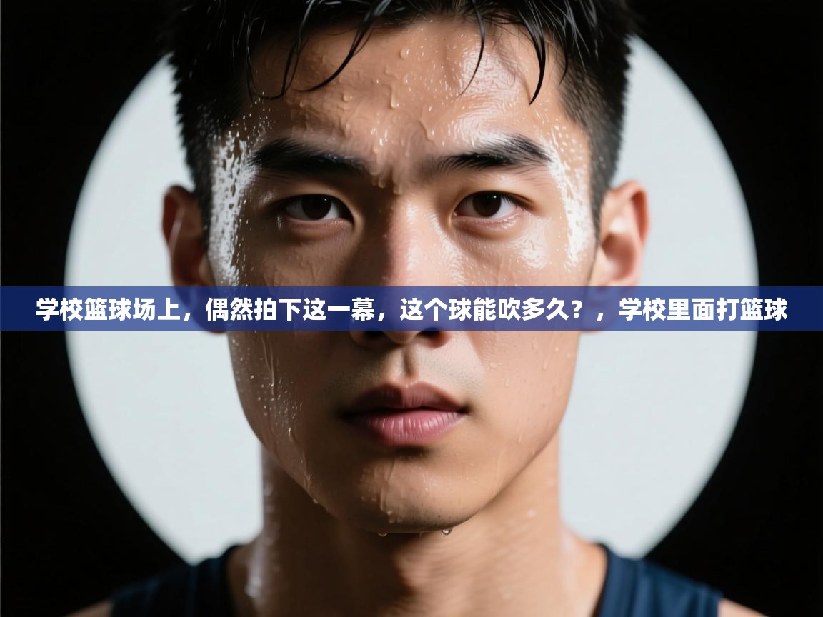 开云体育入口客服-学校篮球场上，偶然拍下这一幕，这个球能吹多久？，学校里面打篮球  第1张
