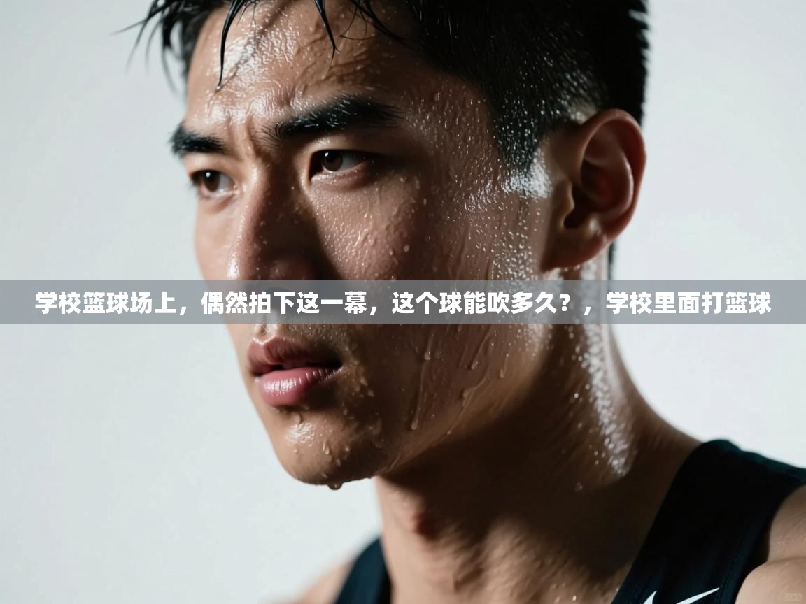 开云体育入口客服-学校篮球场上，偶然拍下这一幕，这个球能吹多久？，学校里面打篮球  第2张