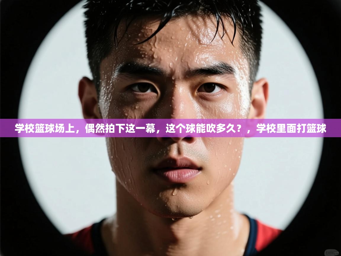 开云体育入口客服-学校篮球场上，偶然拍下这一幕，这个球能吹多久？，学校里面打篮球  第3张