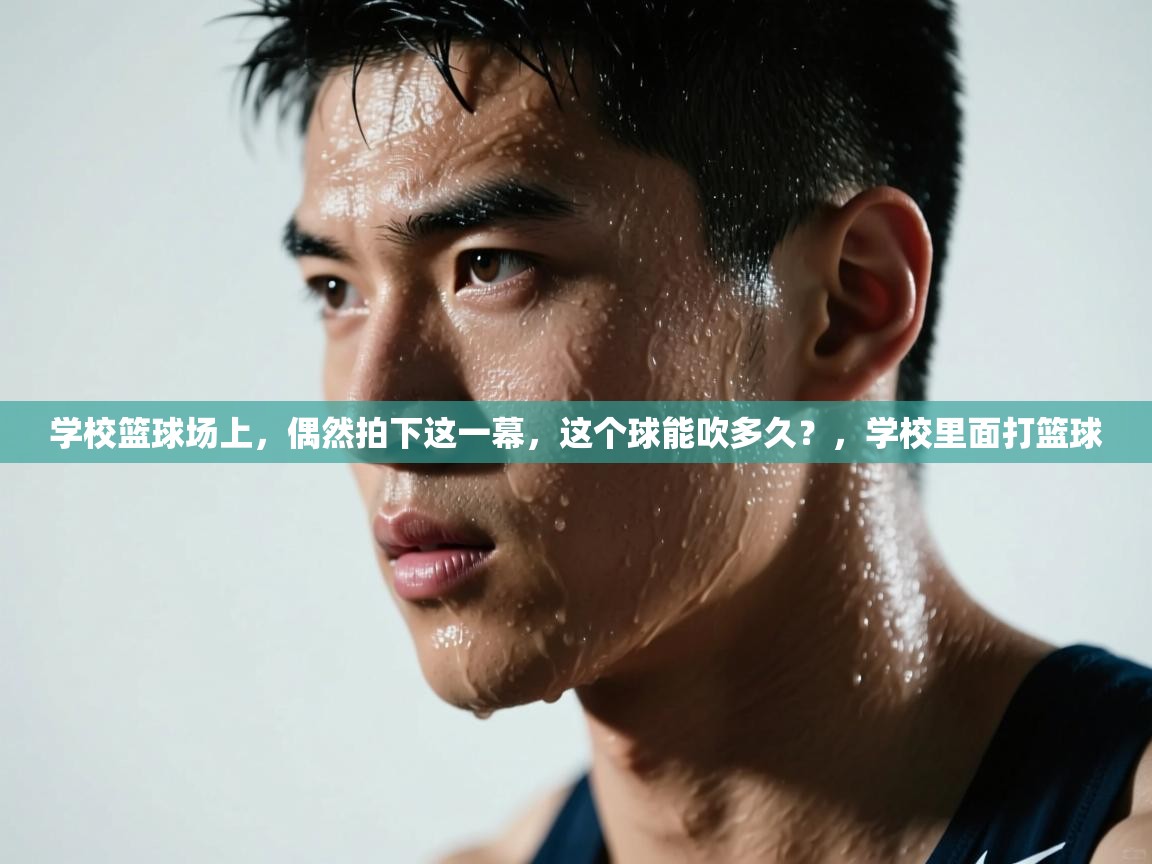 开云体育入口客服-学校篮球场上，偶然拍下这一幕，这个球能吹多久？，学校里面打篮球  第4张