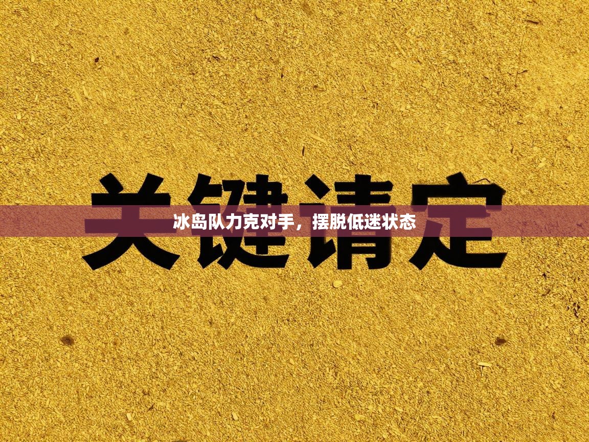 开云登录-冰岛队力克对手，摆脱低迷状态  第3张
